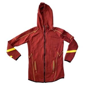 SUPERX the Flash Allen Mens Workout Hoodie Long Sleeve Full Zip, Medium